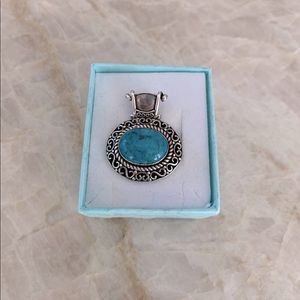 Sterling Silver Turquoise Pendant
